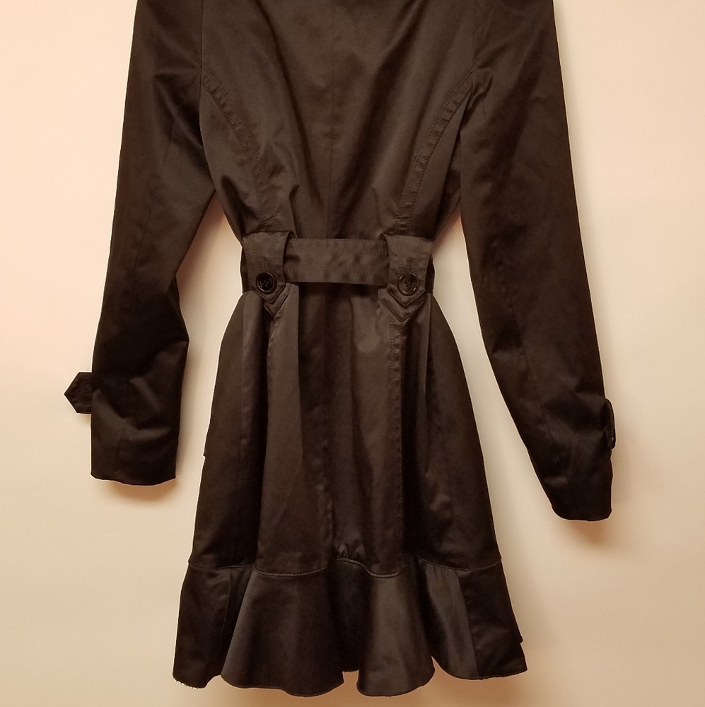 Jessica Simpson Coat Trench Ruffle Coat - Picture 4 of 8